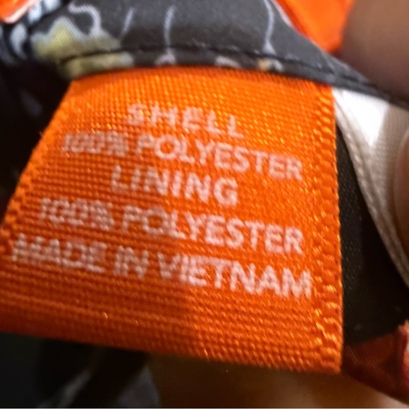 TALLIA reversible Bomber BLUE/KOI print with Vibrant Orange Accents - Picture 6 of 6